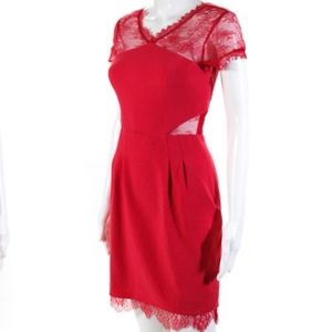 Red Bcbgmaxazria Lace Dress for Sale up to 90% Off: Poshmark